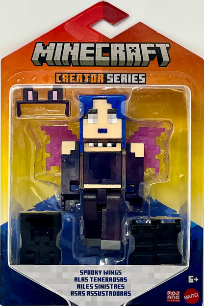Mattel Minecraft Creator Series Spooky Wings Figure, Collectible Building Toy, 3.25-inch Action Figure with Accessories, Gift for Ages 6 Years & Older