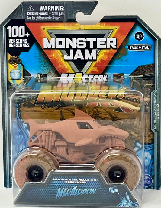 Monster Jam Megalodon Mudders Series 4 True Metal 1/64 Scale