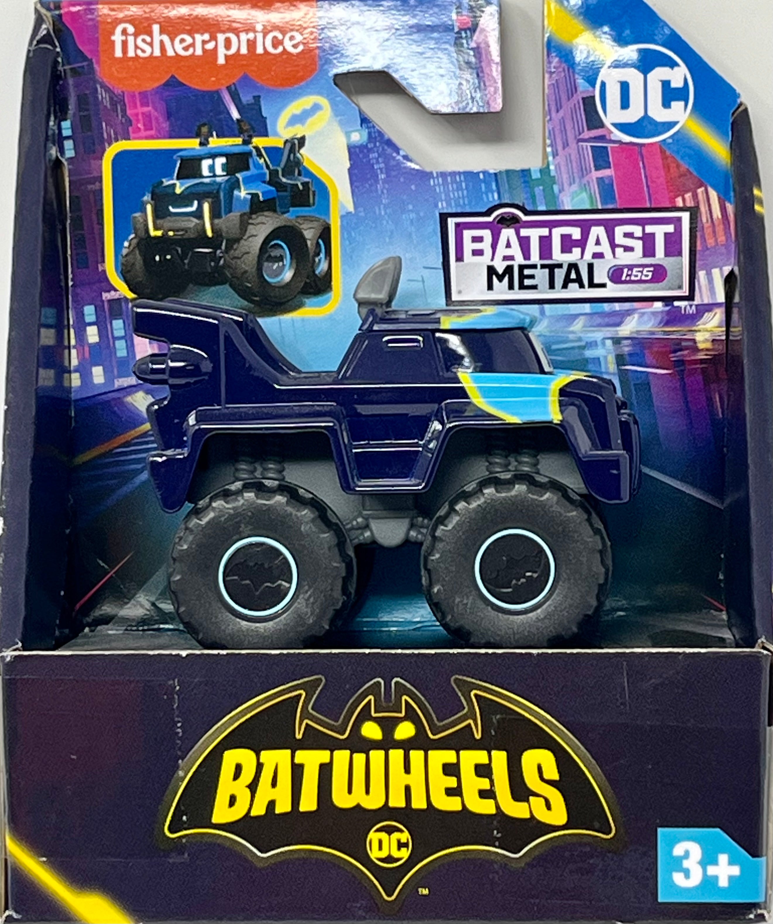 Bat T Ruck Fisher-Price DC Batwheels Buff The Bat-Truck 1:55 Scale Vehicle – Toy ...