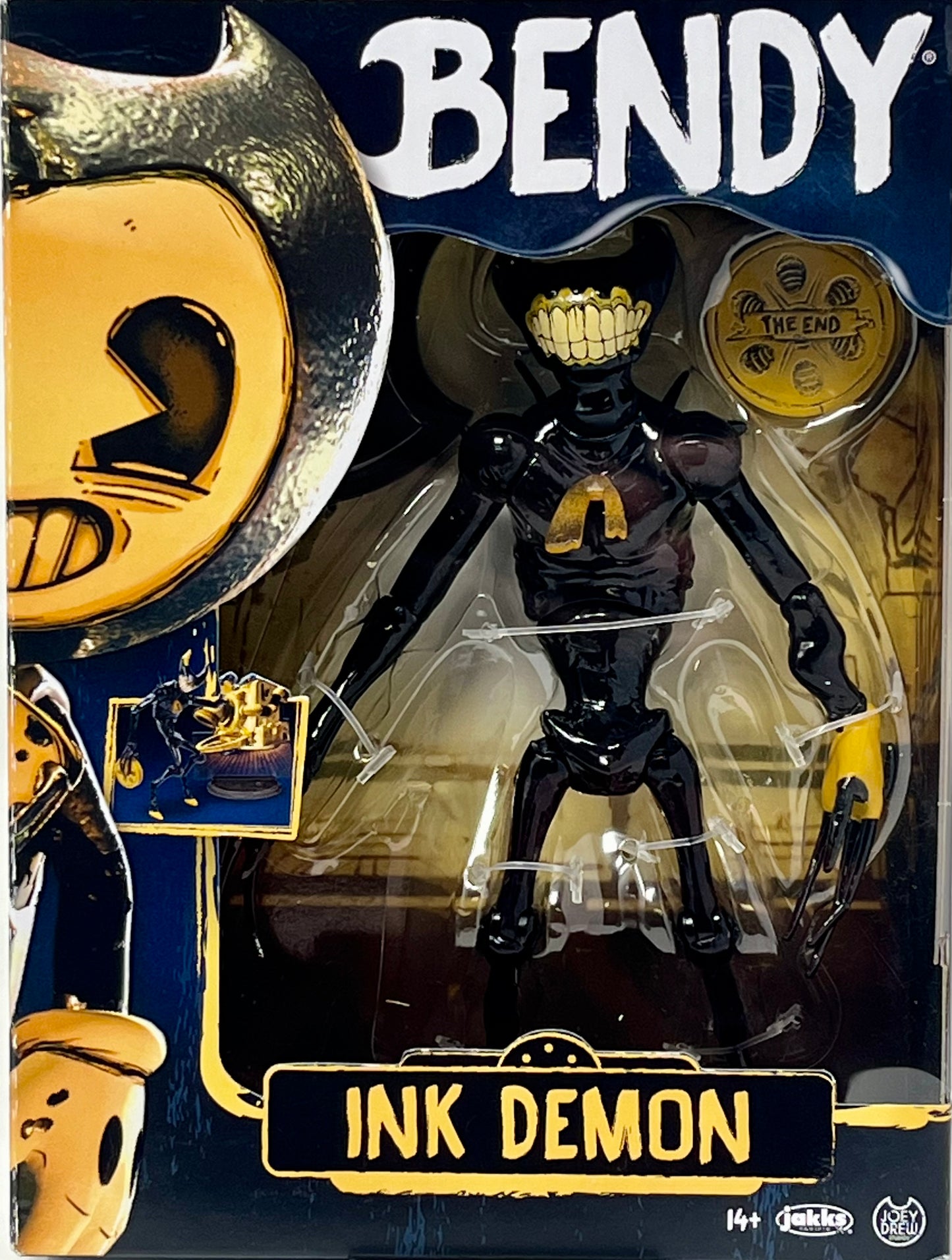Bendy & The Ink Machine 5” - Ink Demon With End Reel Action Figure Jakks