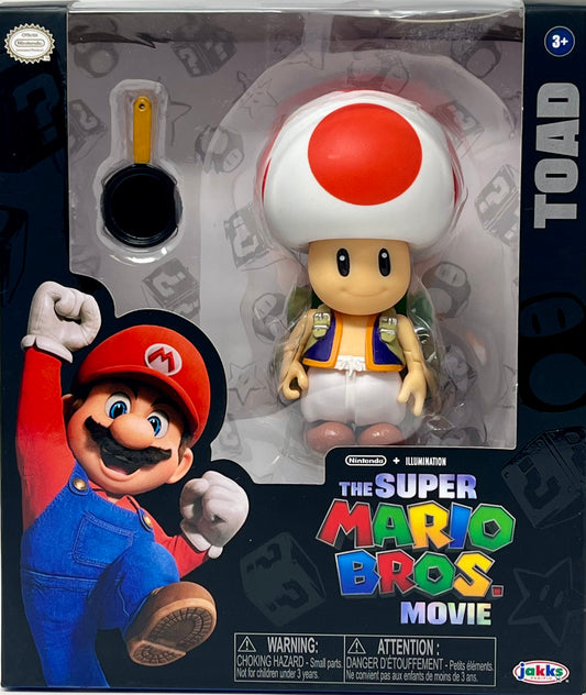 2023 Super Mario Bros Movie 5" Figure Toad Kids Toy Jakks Official Nintendo