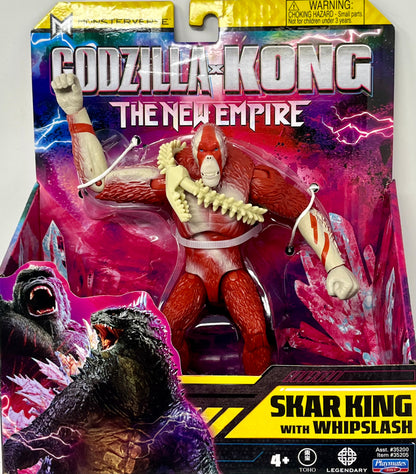 Godzilla x Kong The New Empire Skar King with Whiplash Action Figure