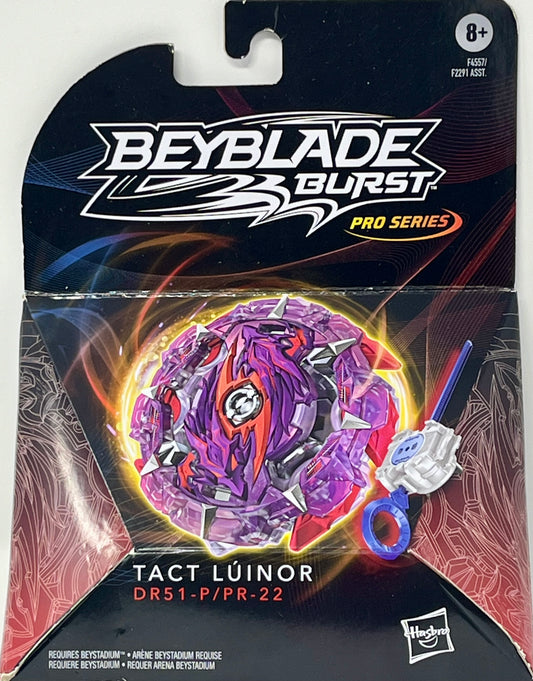 BEYBLADE Burst Pro Series Tact Lúinor Spinning Top Starter Pack - Balance Type Battling Game Top with Launcher Toy