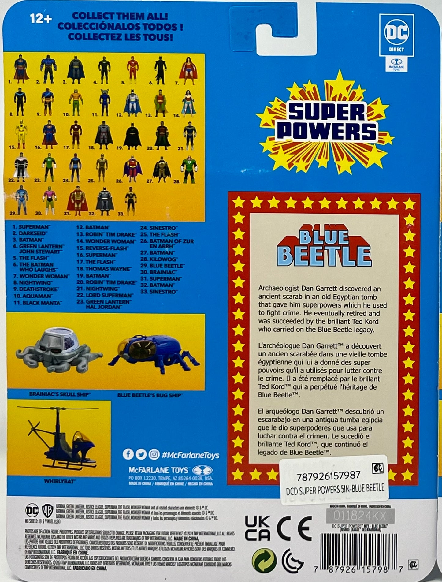 DC Super Heroes Blue Beetle 5" Action Figure McFarlane Toys