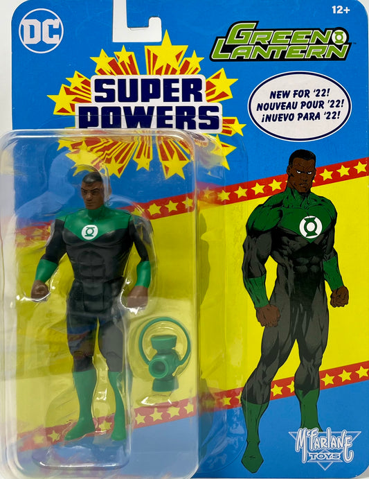 DC Super Powers Green Lantern John Stewart Action Figure Retro McFarlane