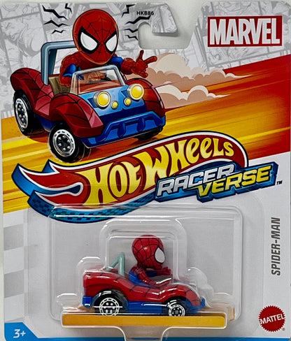 Hot Wheels Marvel Racer Verse Die Cast Spider-man