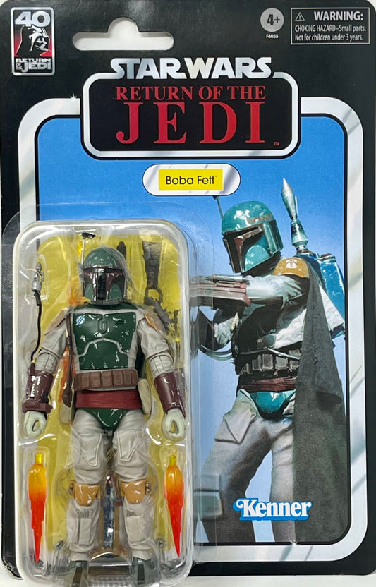 BOBA FETT 40th Anniversary Return of the Jedi Black Series 6" Figure Star Wars