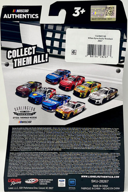 William Byron #24 Axalta Throwback 1:64 Lionel Darlington Throwback