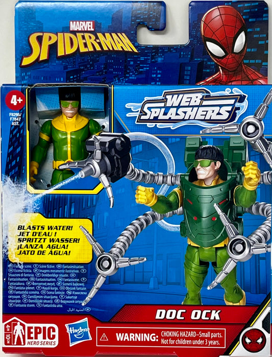 Hasbro Marvel Spider-Man Epic Hero Series Doc Ock Web Splashers 4” Figure