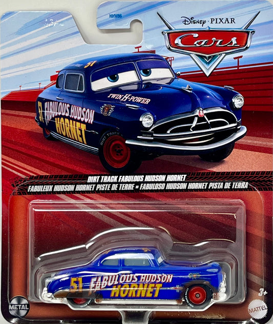 Disney Pixar Cars 3 Dirt Track Fabulous Hudson Hornet Metal Series