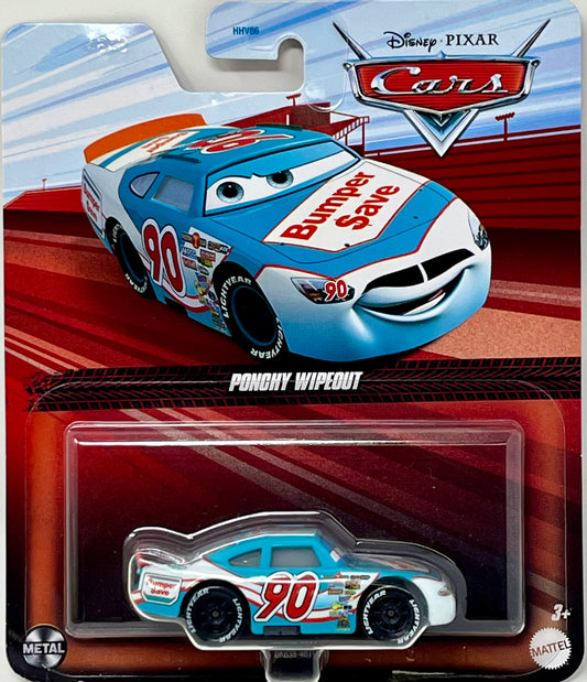 Disney Pixar Cars  Ponchy Wipeout # 90 Bumper Save