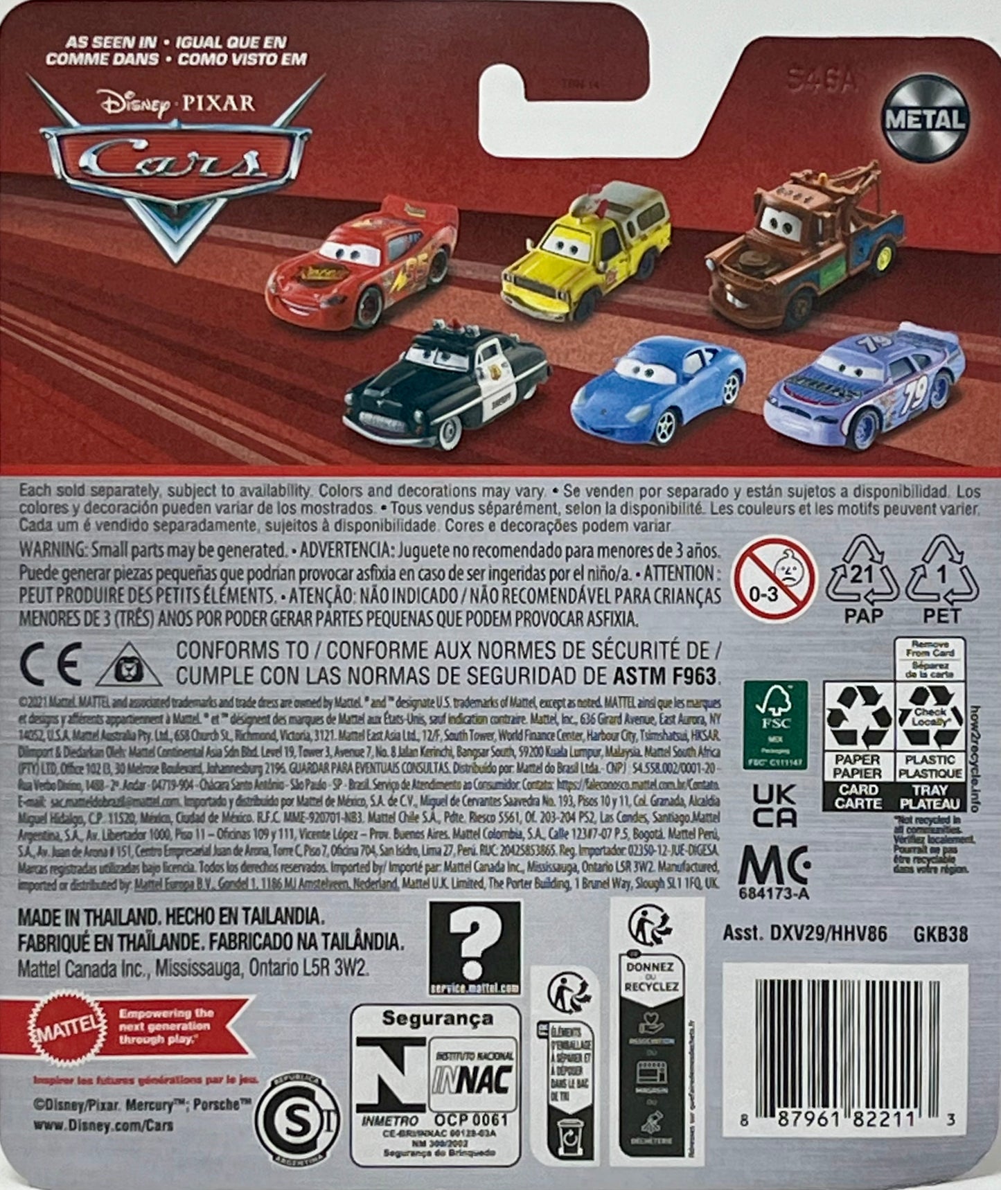 Disney Pixar Cars  Ponchy Wipeout # 90 Bumper Save