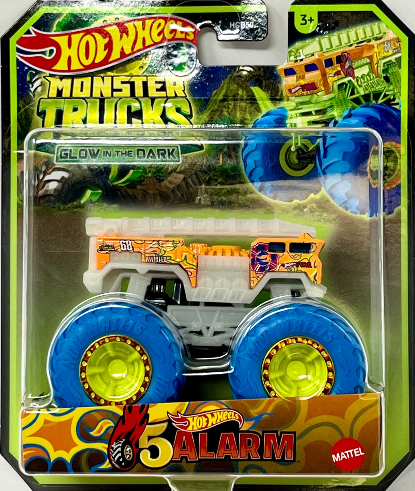 Hot Wheels Monster Trucks Glow In The Dark 5 Alarm