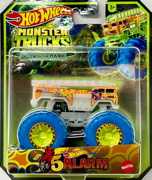 Hot Wheels Monster Trucks Glow In The Dark 5 Alarm
