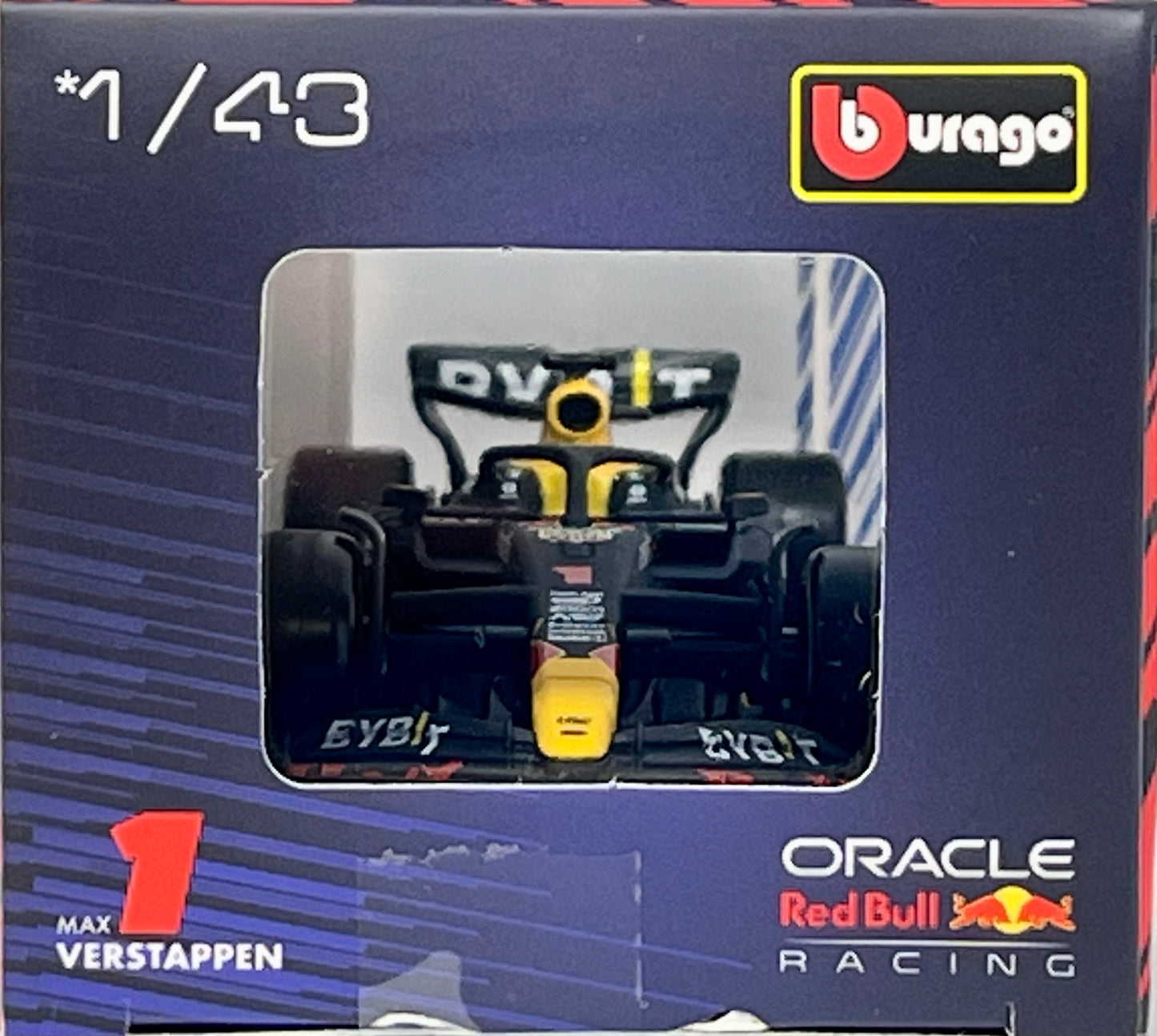 Bburago F1 Oracle Red Bull Racing RB19 / #1 Max Verstappen 1/43