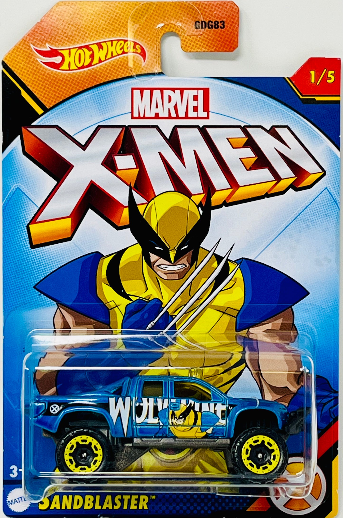 Hot Wheels Marvel X-Men Wolverine Sandblaster 1/5