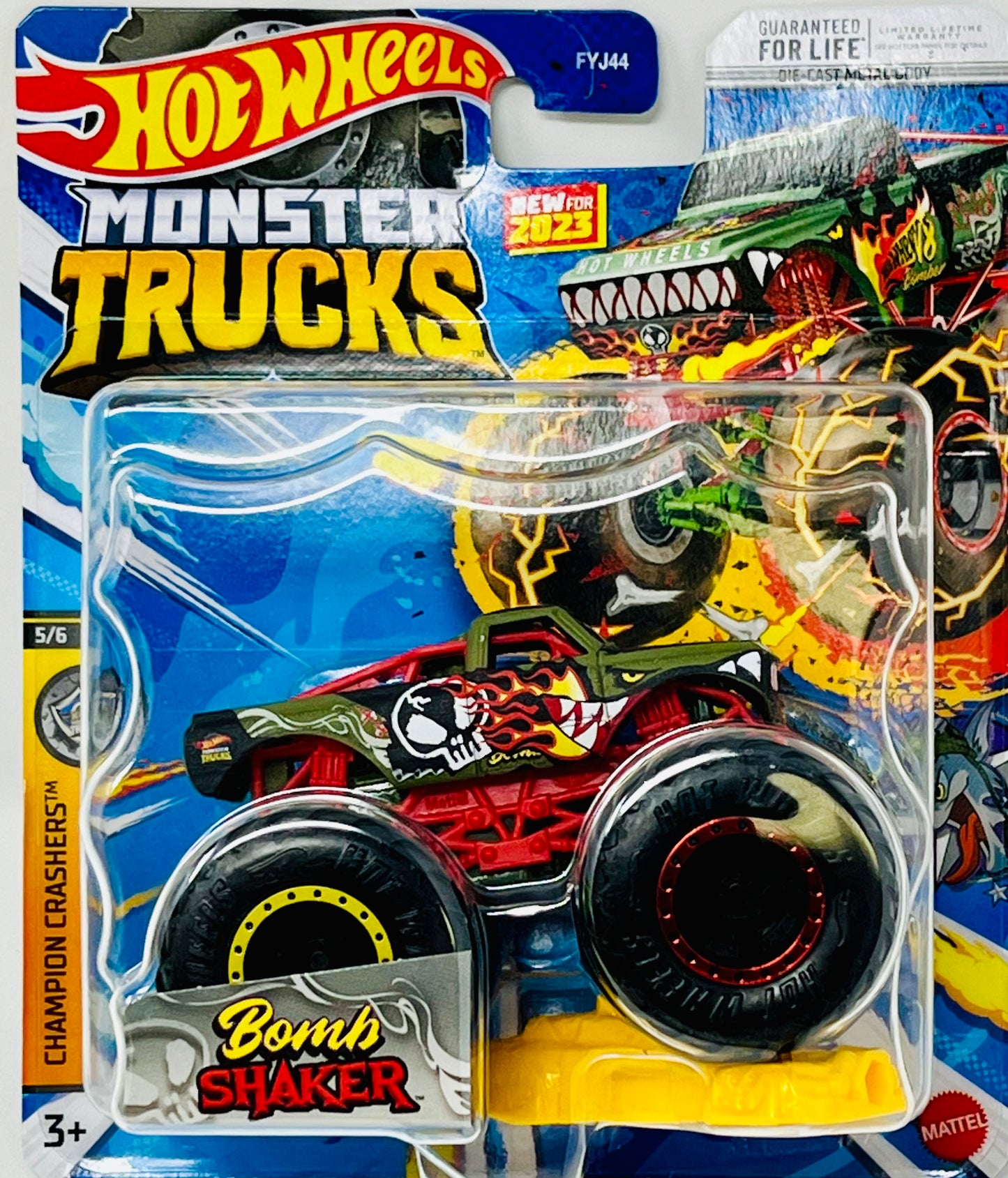 Hot Wheels Monster Trucks Bomb Shaker Champion Crashers
