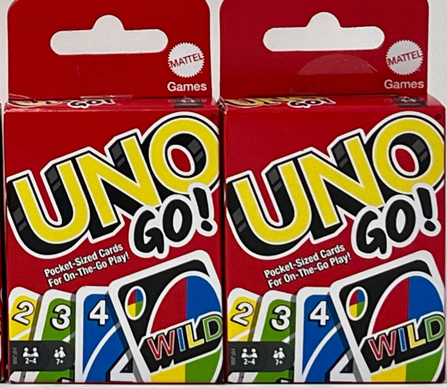 UNO Go Mini Card Game 3” 2 Pack