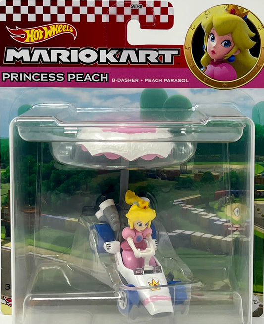 Hot Wheels Mario Kart Peach B-Dasher Peach Parasol