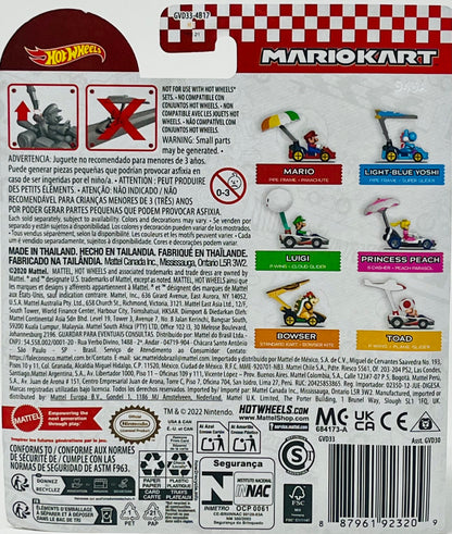 Hot Wheels Mario Kart Bowser Standard Kart + Bowser Kite