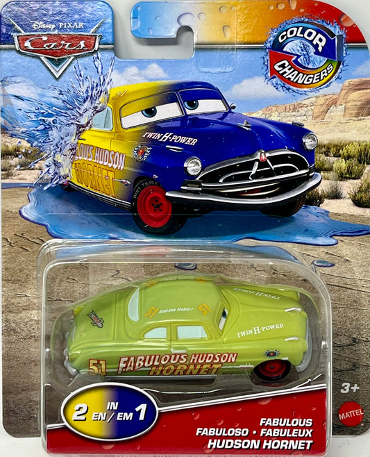 Disney Pixar Cars Fabulous Hudson Hornet Color Changers