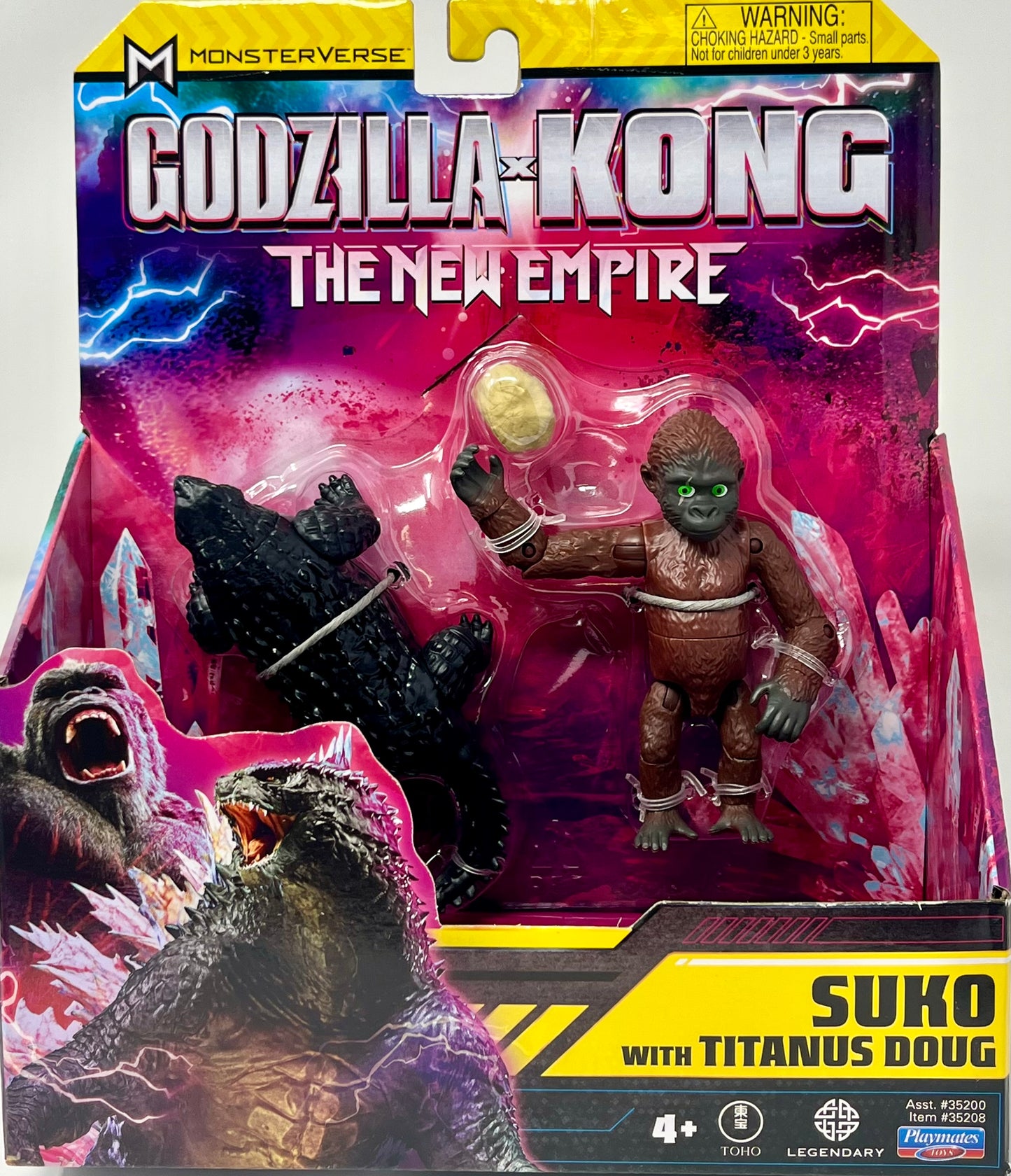 Godzilla X Kong The New Empire Suko With Titanus Doug 4" Figure