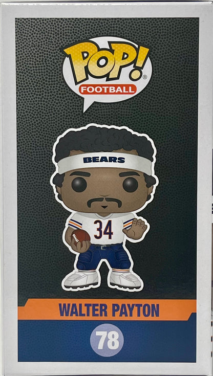 Funko POP! NFL Legends WALTER PAYTON Chicago Bears Figure #78 w/ Protector