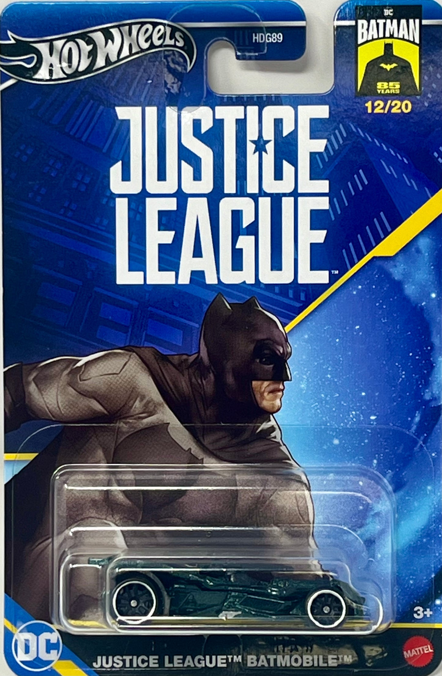 Hot Wheels DC Batman 85 Years Batmobile (Justice League Movie)
