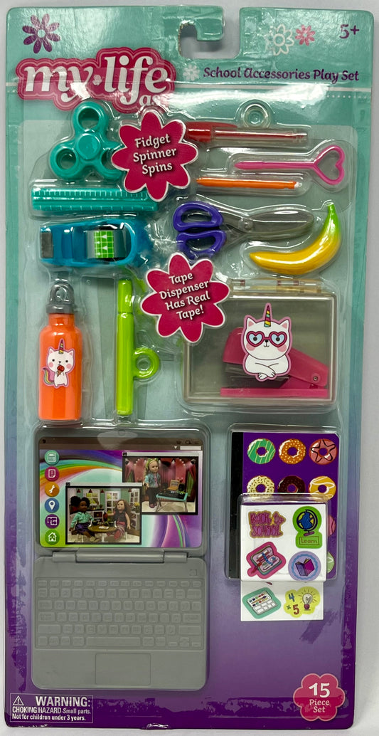 My Life As School Play Set for 18-inch Dolls - Multi-Colored Styles May Vary