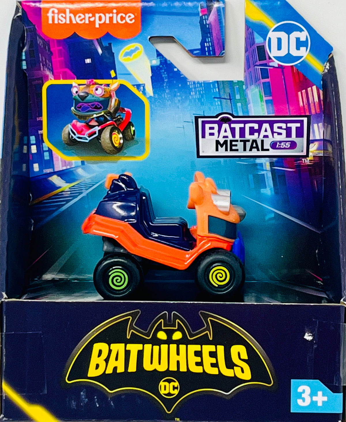 Fisher-Price DC Batwheels Jestah The ATV | Véhicule 1:55 Moulé Métal - Pour Enfants