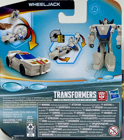 Transformers Wheeljack EarthSpark 1-Step Flip Changer Plastic Free Packaging