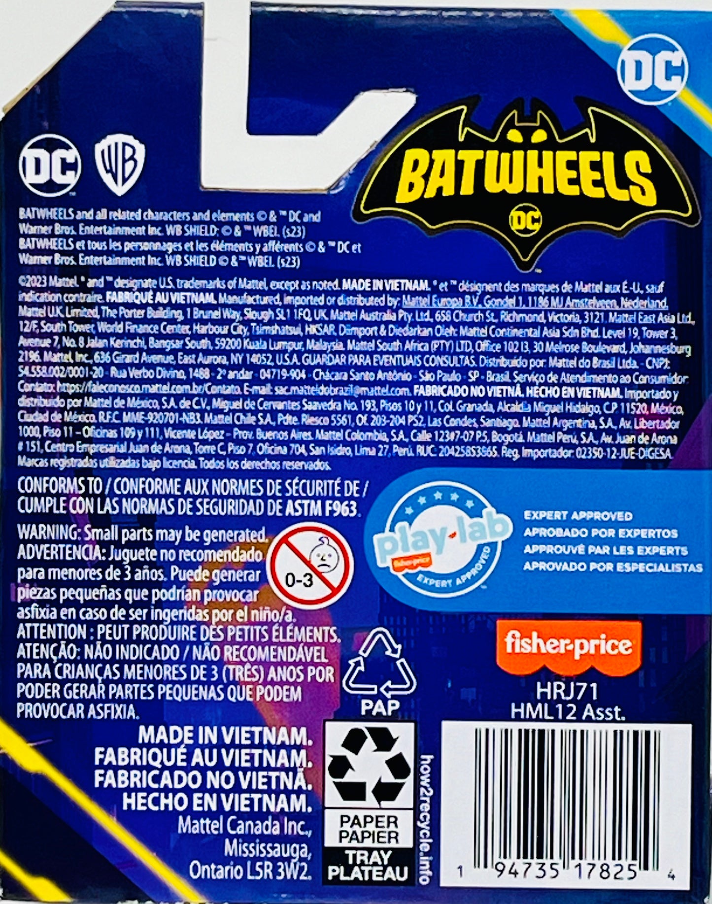 Fisher Price DC Batwheels Armored Bam The Batmobile 1:55 Chrome