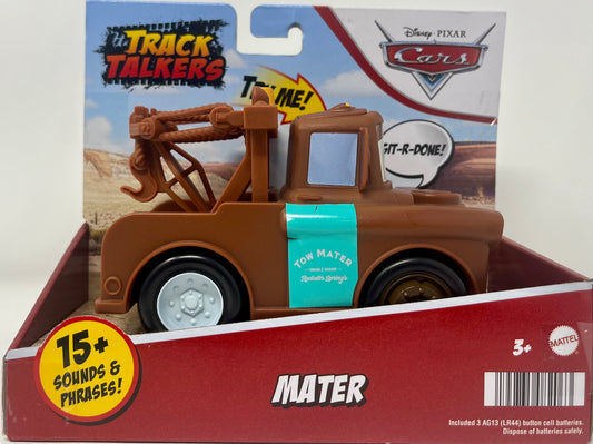 Disney Pixar Cars Track Talkers Mater Talking Tow Truck 15+ Sounds