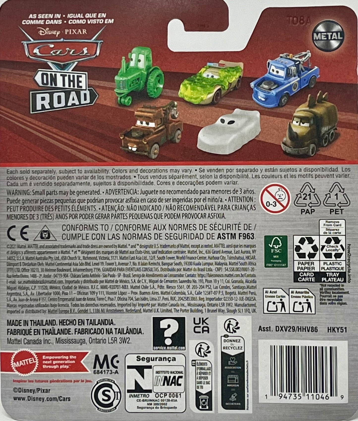 Disney Pixar Cars On The Road Mateo