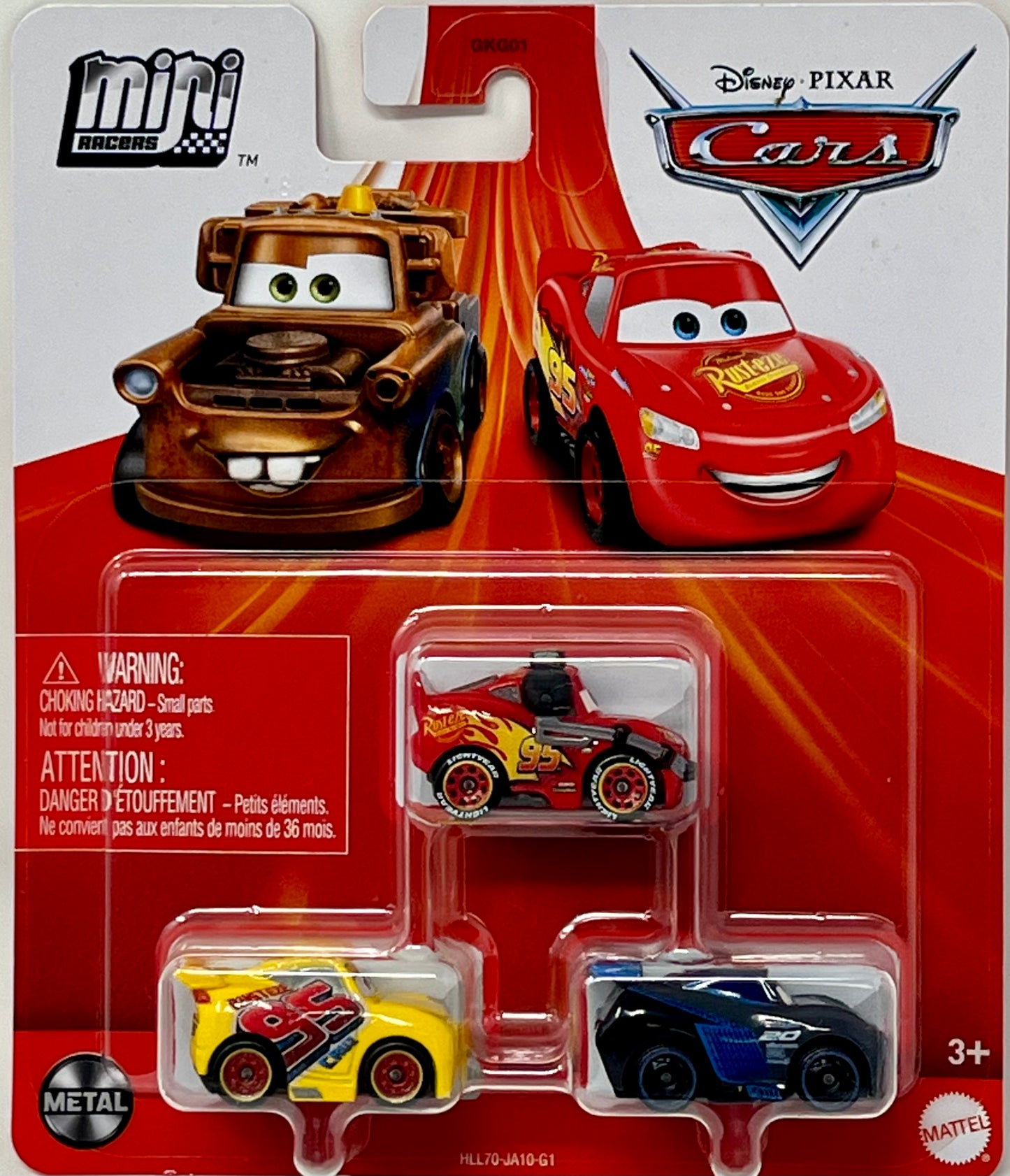 Disney Pixar Cars Mini Racers Lightning McQueen w/Headset Cruz Ramirez Jackson