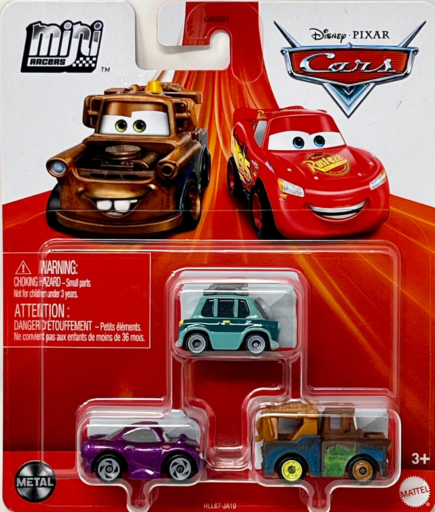 Disney Pixar Cars Professor Z, Mater, Holley Shiftwell Mini Racers