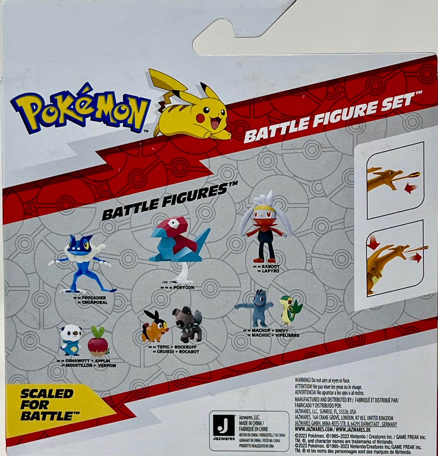 Pokemon Battle Pack Pikachu and Charizard 4.5"