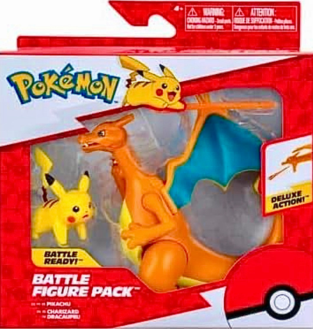 Pokemon Battle Pack Pikachu and Charizard 4.5"