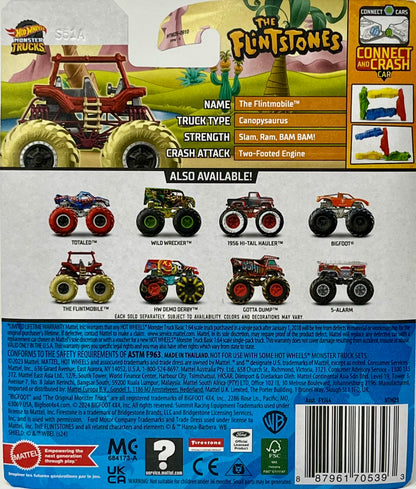 Hot Wheels Monster Trucks  The Flintstones Die-Cast Vehicle 1:64