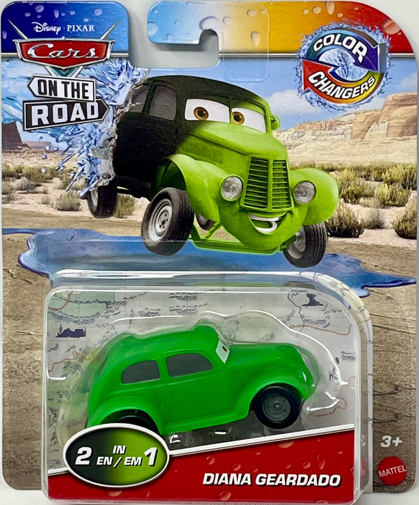Disney Pixar Cars Diana Geardado On The Road Color Changers