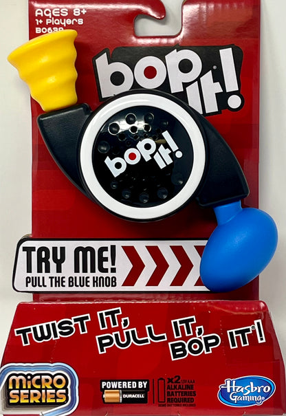 Hasbro Gaming Bop It Micro Mini Series BOP-IT GAME Travel Size Fun Solo Pass