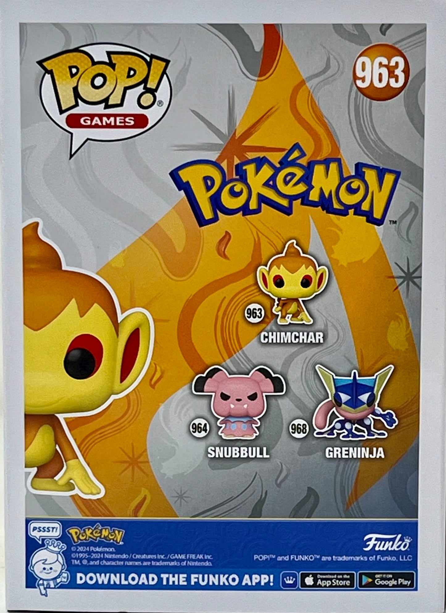 Pokemon Funko POP! CHIMCHAR Games #963 Collectible Vinyl Figure