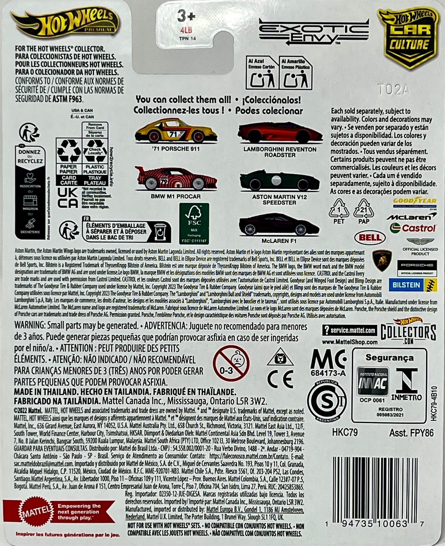Hot Wheels Car Culture BMW M1 Procar Exotic Envy #3