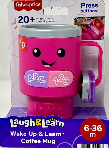 Fisher-Price PINK Laugh and Learn with Lights Music Coffee Mug