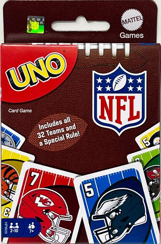 UNO NFL Special Edition Card Game Includes All 32 Teams & Special Rule!