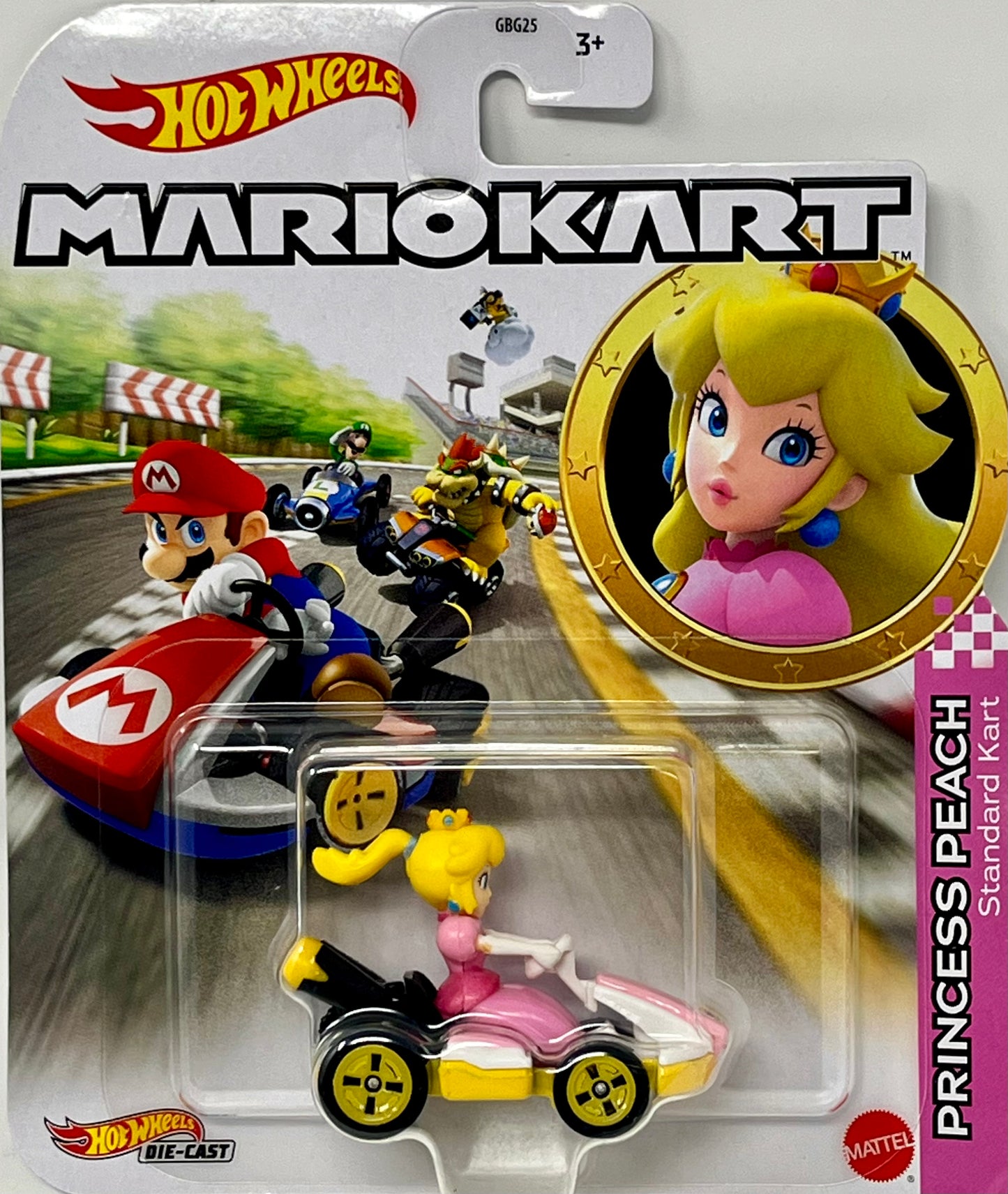 Hot Wheels Mario Kart Series Princess Peach - Standard Kart