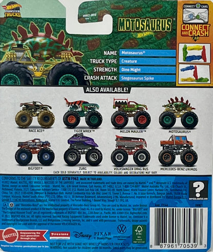Hot Wheels Monster Trucks Motosaurus Beast Bashers