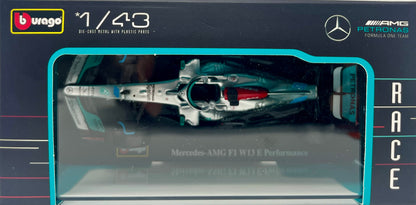 Bburago Mercedes-AMG F1 W13 Performance Car George Russell 1/43 scale