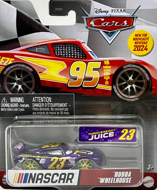 Disney Pixar Cars 2024 NASCAR Bubba Wheelhouse #23