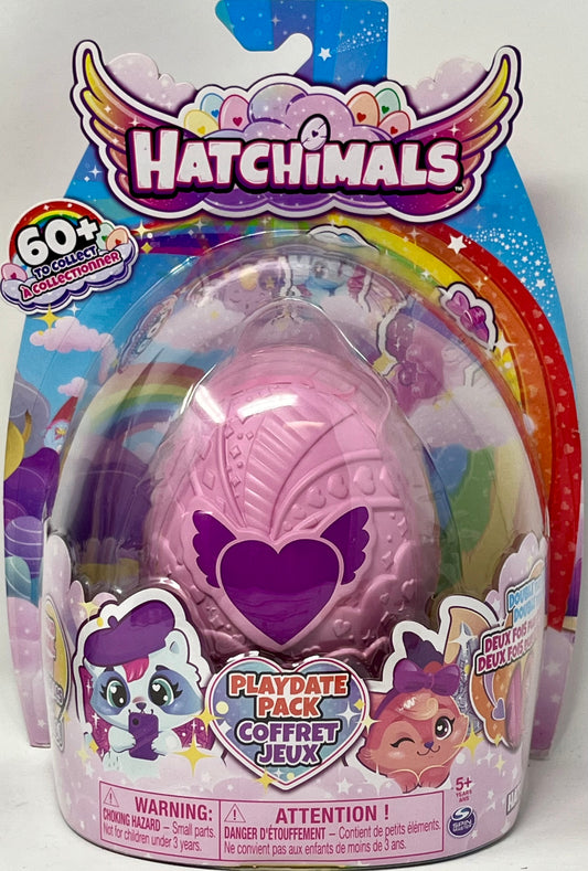 Hatchimals CollEGGtibles, Playdate Pack with Egg Playset, 4 Characters and 2 Accessories (Style May Vary), Kids Toys for Girls Ages 5 and up